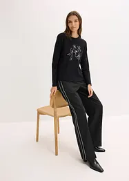 T-shirt manches longues 100% coton, bonprix