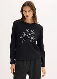 T-shirt manches longues 100% coton, bonprix