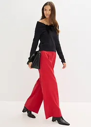 Pull oversize à encolure Bardot, bonprix