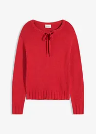 Pull en grosse maille avec lien à nouer, bonprix