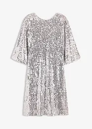 Robe à sequins et détail nœud, bonprix