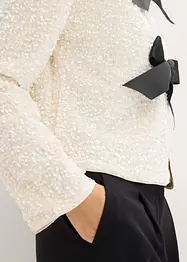 Veste courte à sequins, bonprix