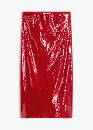 Jupe midi à sequins, bonprix