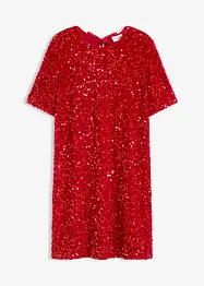 Robe courte à sequins, bonprix