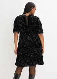 Robe courte à sequins, bonprix
