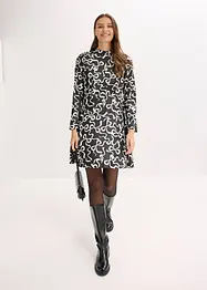 Robe midi fluide en viscose mélangée, bonprix