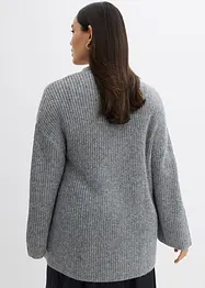 Gilet cache-cœur oversize, bonprix