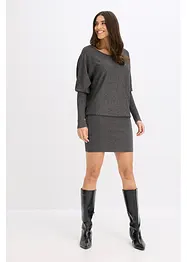 Robe fluide en maille de viscose mélangée, bonprix