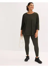 T-shirt technique ultra-doux à manches 3/4, séchage rapide, bonprix