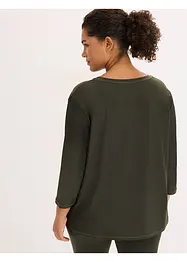 T-shirt technique ultra-doux à manches 3/4, séchage rapide, bonprix