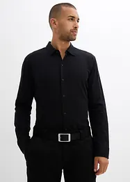 Chemise en piqué de coton ultra-extensible, slim, bonprix