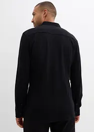 Chemise en piqué de coton ultra-extensible, slim, bonprix