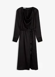 Robe midi en satin brillant, bonprix
