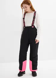 Pantalon de ski imperméable avec bretelles amovibles, bonprix