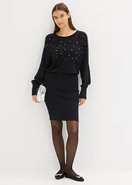 Robe pull douce en viscose majoritaire, bonprix