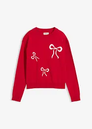 Pull en fine maille avec détail nœud, bonprix