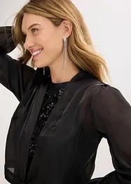 Boléro en tulle fin avec détail à nouer, bonprix