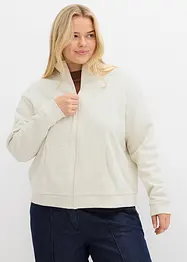 Sweat zippé 100% coton, bonprix