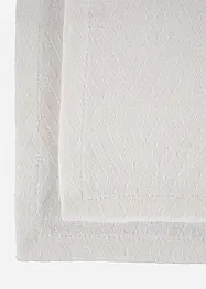 Lot de 2 sets de table en coton premium, bonprix