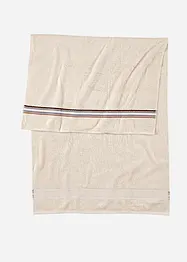 Serviette de toilette avec détails rayés, bonprix