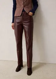 Pantalon en cuir d’agneau nappa, bonprix