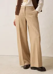 Pantalon à motif chevrons, laine majoritaire, bonprix