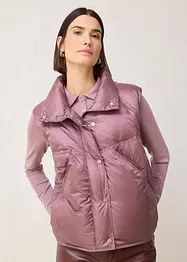 Doudoune sans manches avec duvet recyclé, bonprix