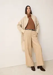 T-shirt col roulé en laine mélangée, bonprix