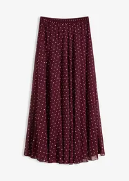 Jupe en mousseline, effet froissé, bonprix