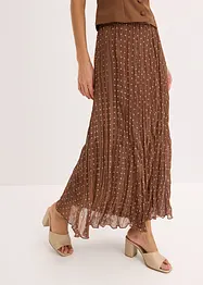 Jupe en mousseline, effet froissé, bonprix