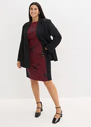 Robe fourreau avec sequins brodés, bonprix