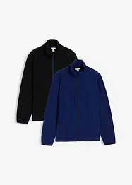 Lot de 2 vestes en polaire, bonprix