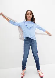 Jean thermique taille mi-haute, doublure jersey, bonprix