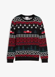 Pull de Noël en fine maille, bonprix