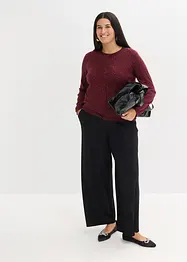 Gilet en maille avec strass, bonprix