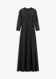 Robe longue avec dentelle, bonprix