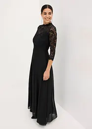 Robe longue avec dentelle, bonprix