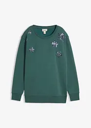 Sweat-shirt en coton mélangé, bonprix