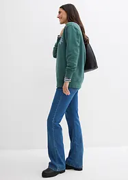 Sweat-shirt en coton mélangé, bonprix