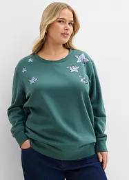 Sweat-shirt en coton mélangé, bonprix