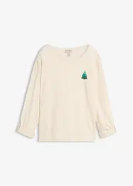 T-shirt manches longues 100% coton, bonprix