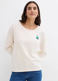 T-shirt manches longues 100% coton, bonprix