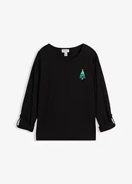 T-shirt manches longues 100% coton, bonprix