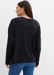 T-shirt manches longues 100% coton, bonprix