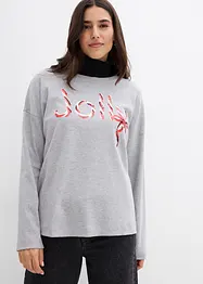 T-shirt manches longues 100% coton, bonprix