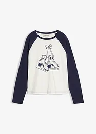 T-shirt 100% coton à manches raglan, bonprix