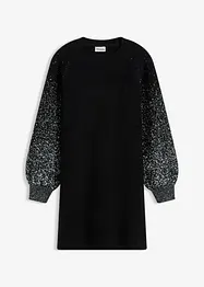 Robe en maille, effet brillant, bonprix