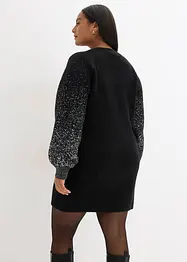 Robe en maille, effet brillant, bonprix