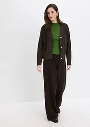 Gilet en maille ajourée, bonprix