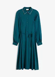 Robe midi avec perles, bonprix